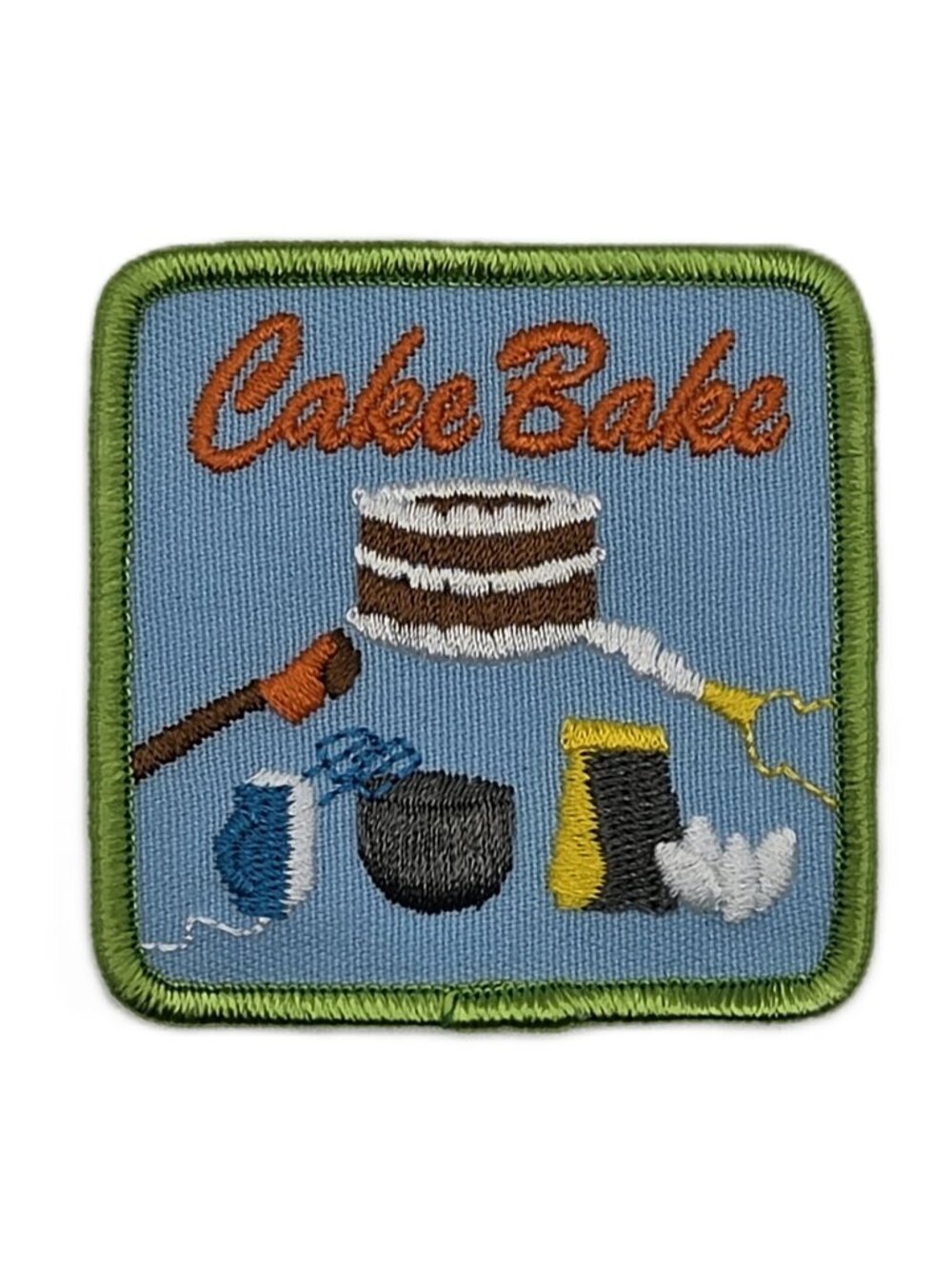 Cake Bake Baking Cake Decorating Dessert Food Activity Embroidered Patch NOS